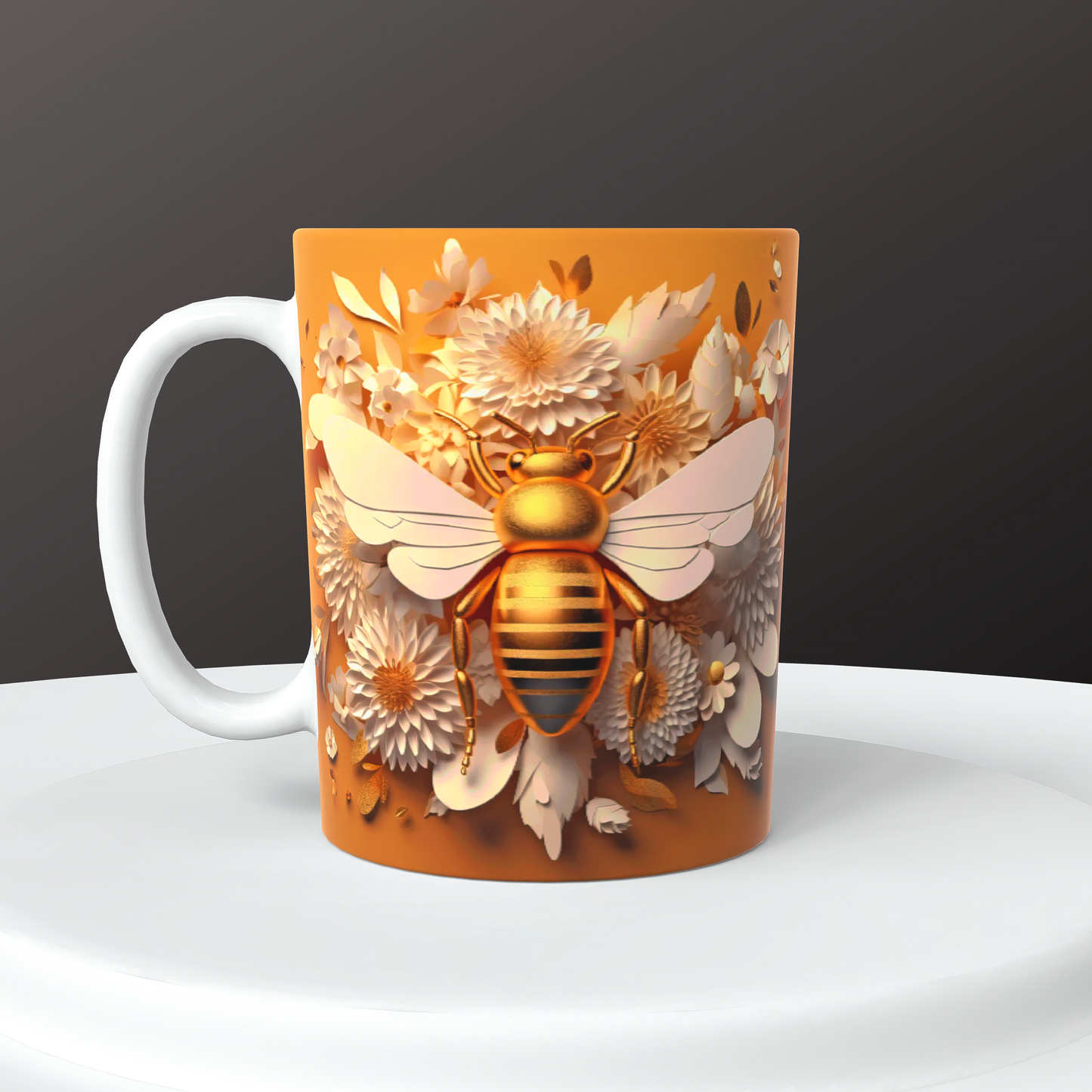 Golden Honey Bee - 15oz coffee mug