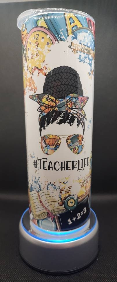 Teacher Life - 20oz Tumbler with straw and lid
