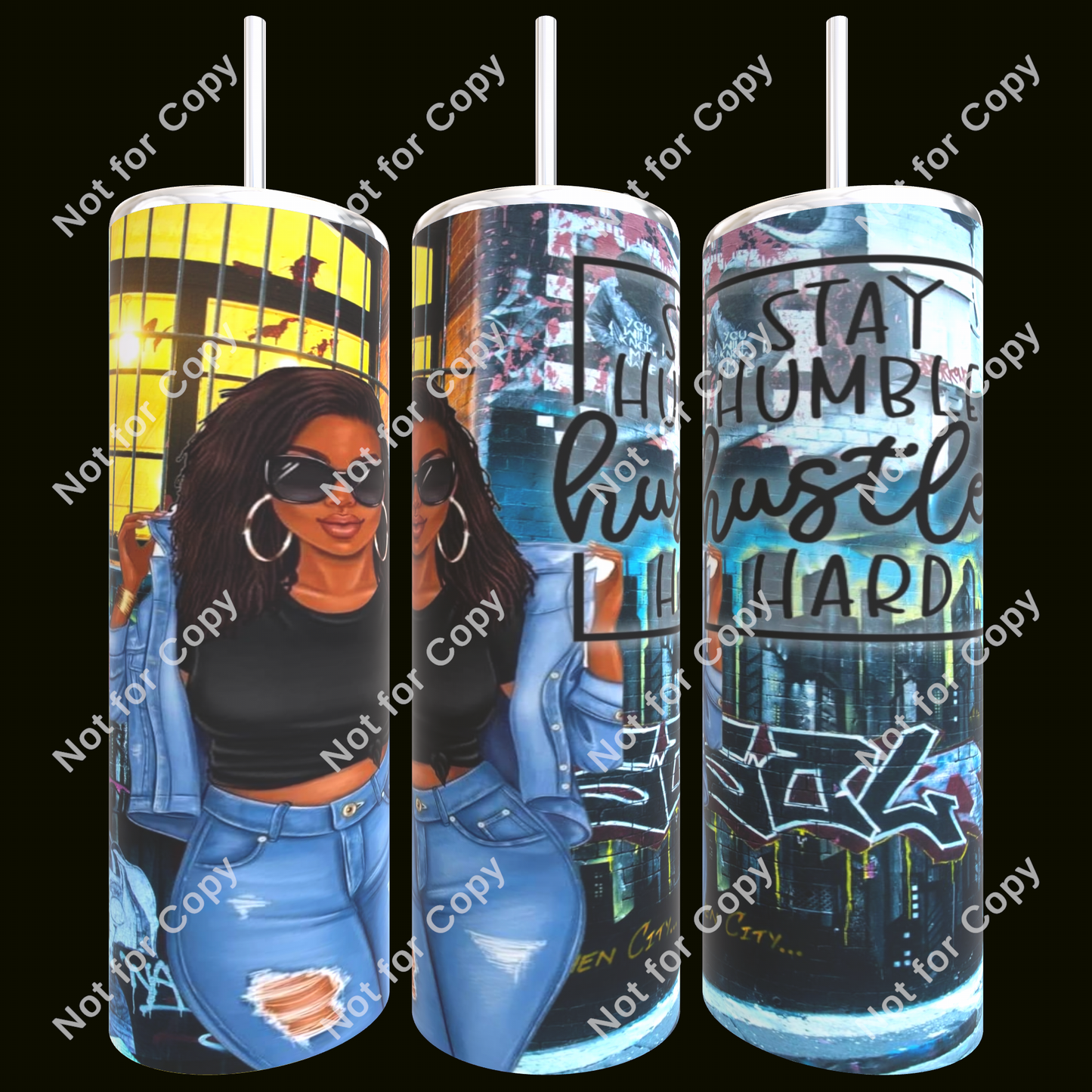 Stay Humble, Hustle Hard - 20oz Tumbler
